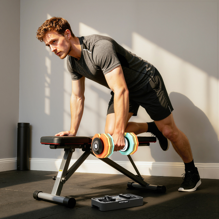 Регульовані гантелі, 5 кг/10 кг/15 кг/20 кг/25 кг. Компактні гантелі з неслизькою ручкою