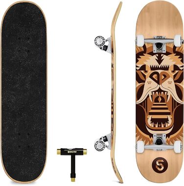 Скейтборд Skatro Pro 78,7 см для дорослих і дітей, повний комплект, для початківців, хлопчиків і дівчаток
