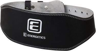 Пояс для важкої атлетики ENERGETICS, шкіряний, чорний, розмір L