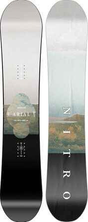 Сноуборд Nitro Arial 138 см для дівчат, Twin, Cam-Out Camber, All-Mountain, 2025