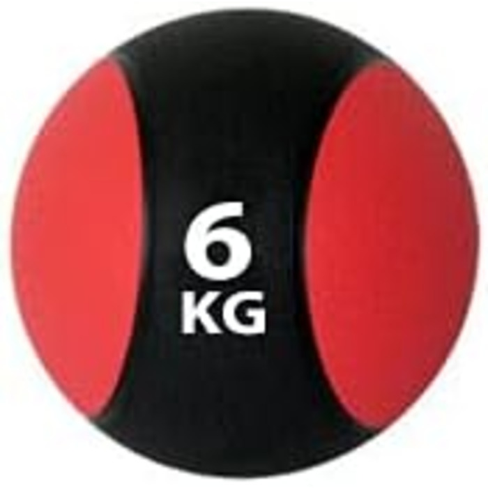 Медичний м'яч Lisaro Classic, штучна шкіра, розмір 6, гумовий