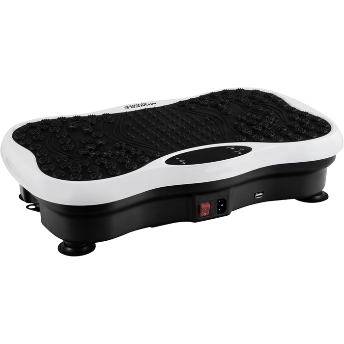 Платформа вібраційна Miweba Sports для дому: масаж, схуднення, фітнес, тренування. 5 років гарантії (біла)