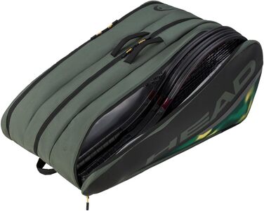 Тенісна сумка HEAD Tour Racquet Bag XL для дорослих, унісекс, тим'ян/банан, містка спортивна сумка для ракеток