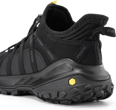 Черевики для хайкінгу FitVille для чоловіків (широкі) - трекінгові, Outdoor, зручні, дихаючі, легкі, чорні (42 EU)
