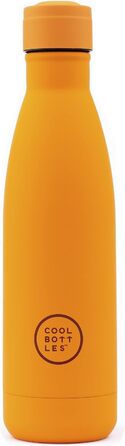Термобутилка Cool Bottles з нержавіючої сталі 750 мл, яскраво-помаранчева, збереження холоду 36 годин, тепла 18 годин, технологія Triple-Cool, BPA Free