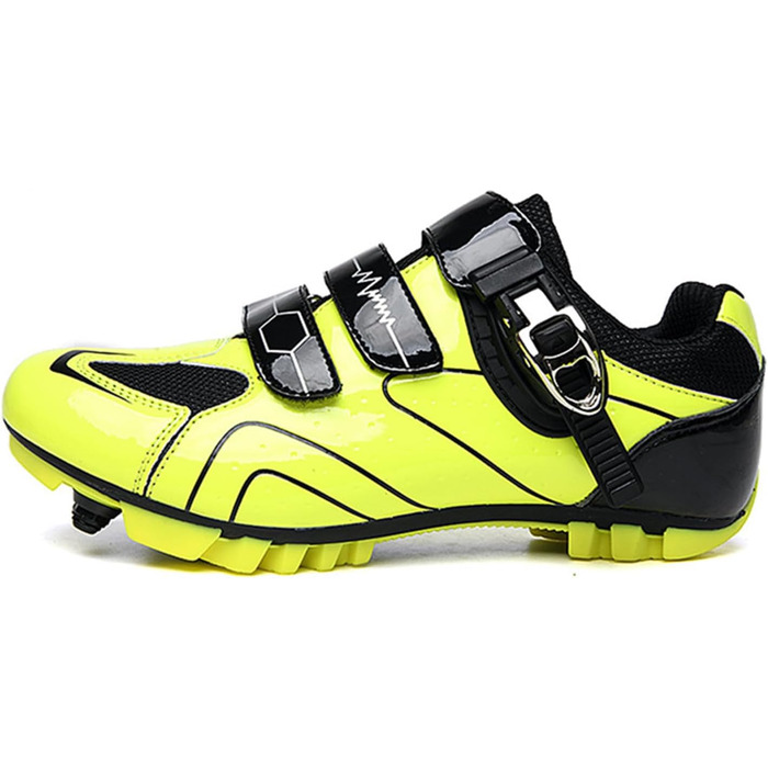 Велосипедні шкарпетки для жінок та чоловіків, MTB, Radsportschuhe, кросівки для катання на велосипеді, дихаючі, для активного відпочинку, шкарпетки для велосипеда, шкарпетки Spin MTB, розмір 42 EU, жовті