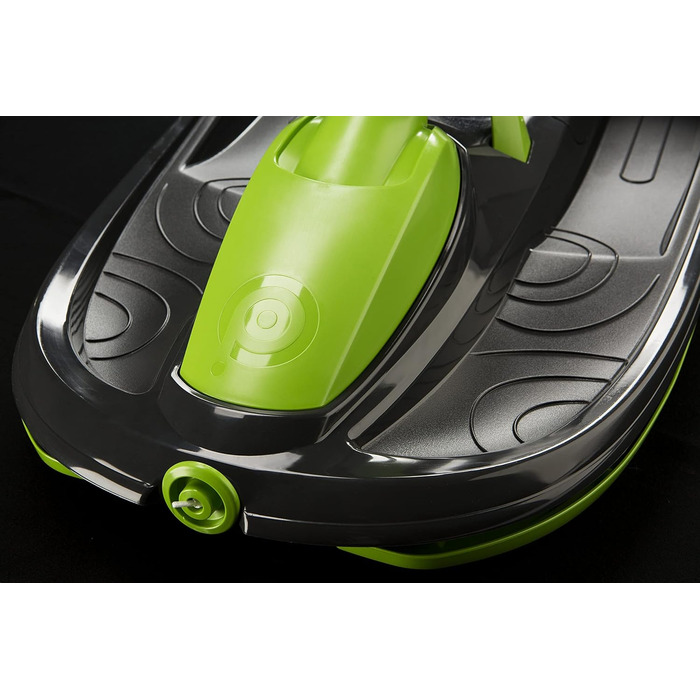 Гізмо Райдерс - двомісний санки для катання на снігу з диференціальним керуванням та низьким гальмом, Stratos Mystic Green