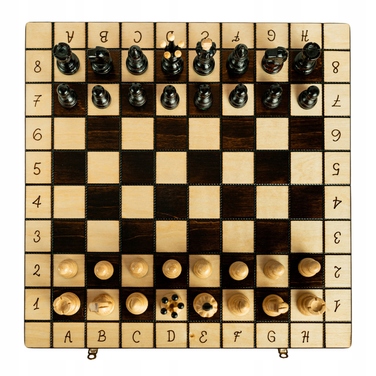 Дерев'яні шахи у футлярі, великі (44 см), Chess Made