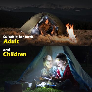 Налобний ліхтар Hyted LED перезарядна, USB-C, з функцією пам'яті, датчик, 2 шт., 2000 люменів, 14 режимів, IPX5, водонепроникний, для бігу, риболовлі