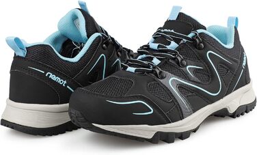 Чоловічі трекінгові півчеревики Riemot для хайкінгу та туризму (чорно-синій, 41 EU)