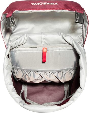 Рюкзак для походів Tatonka Hike Pack 22 л з вентиляцією спини та дощовиком, легкий та зручний туристичний рюкзак, бордовий