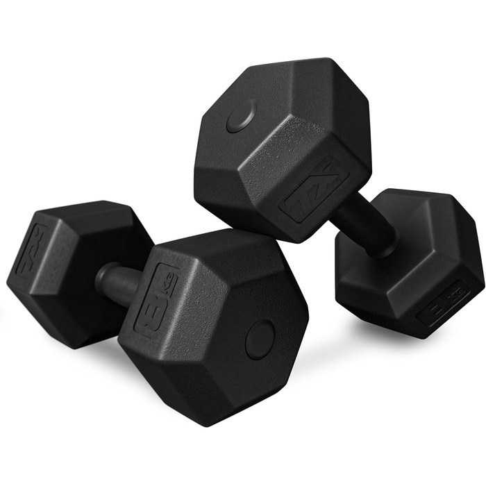 Набір гантелей TREX SPORT 2 x 8 кг, для жінок і чоловіків, регульовані 2-20 кг, фітнес, домашні тренування