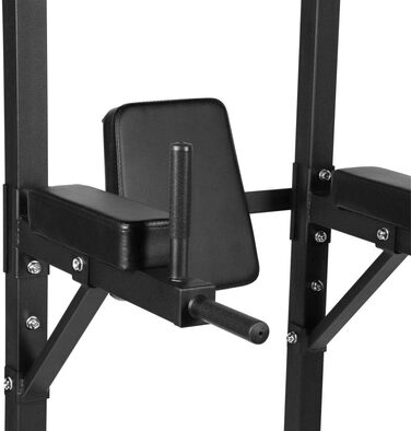 Power Tower GORILLA SPORTS® - турнік, бруси для віджимань, турнік, сталевий, чорний. Багатофункціональна станція для силових тренувань