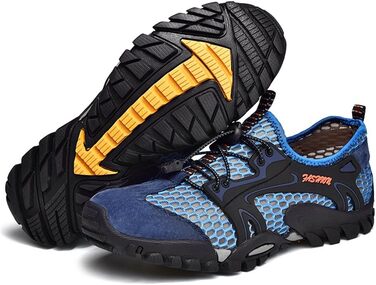 Чоловічі спортивні сандалії FLARUT для туризму та хайкінгу, літні, дихаючі, водонепроникні, блакитні (41 EU)