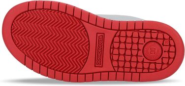 Кросівки для скейтбордингу DC Court Graffik для хлопчиків (13.5 Little Kid, сірий/червоний)