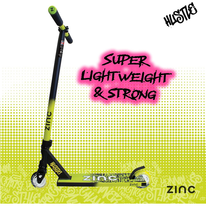 Дитячий трюковий ролер Hustle: легкий, з професійним кермом, підшипниками ABEC та колесами 100 мм