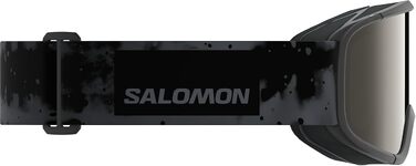 Маска для лиж та сноуборду Salomon Aksium 20 S Unisex, чорна (Black Deep), захисні окуляри для гірських видів спорту