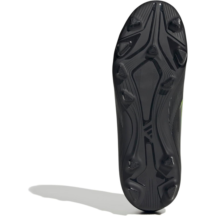 Дитячі футбольні бутси adidas F50 Club FG/MG, 38 EU, чорний/металік/лимонний, для дітей