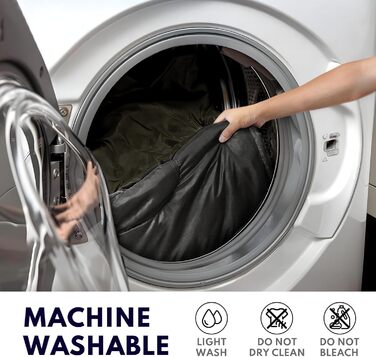 Спальний мішок XXL для дорослих, тепла погода, 3.2 кг, темно-сірий. Підходить для кемпінгу, зимових походів, полювання та подорожей. З компресійним мішком.