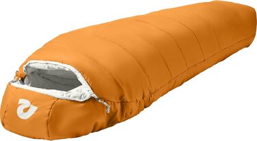 Спальний мішок Retrospec Dream 15°C, мумія, для кемпінгу, Regular (сірий)