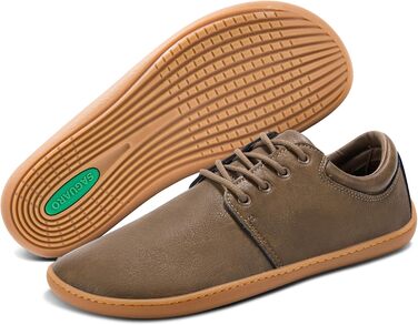 Чоловічі шкарпетки-мокасини Saguaro Noble II - легкі, з широкою переднячкою, підошва Zero-Drop, розмір 36-48 (світло-коричневий)