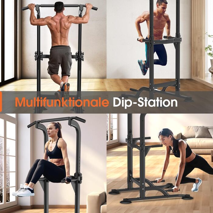 Power Tower DH FitLife: турнік, бруси для віджимань, силовий тренажер для дому