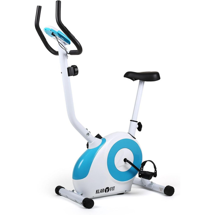 Велотренажер Kraftfit для дому, з ергометром, пульсометром і тренувальним комп'ютером, тихий спінбайк для витривалості, для ніг, до 100 кг