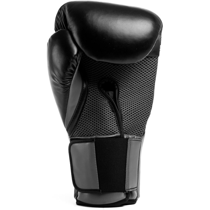 Боксерські рукавички Everlast Elite 2 для спарингу та тренувань, 8oz, чорно-сірі