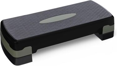 Степ-платформа Amazon Basics для дому, регульована, 68.58 см, чорно-сіра