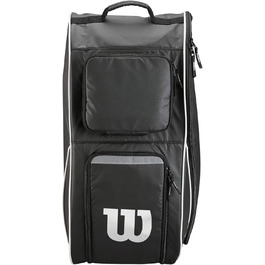 Сумка для футбольної екіпіровки Wilson, 30,5×35,6×61 см, чорна