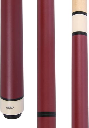 ASKA Heavy Hitter JBC: Білльярдний кий для стрибків та розбивання, 3 секції, з наконечником 14 мм, з канадського твердого клену, матове покриття