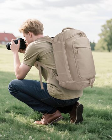 Спортивна сумка LOVEVOOK для чоловіків та жінок, велика тренувальна сумка з відділенням для взуття, водонепроникна, 45L (51*28*32 см)