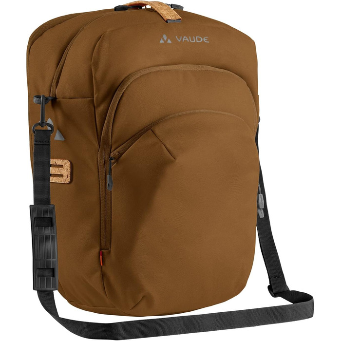 Велосипедна сумка на багажник Vaude eBack Single Unisex, універсальна, коричнева (умбра)