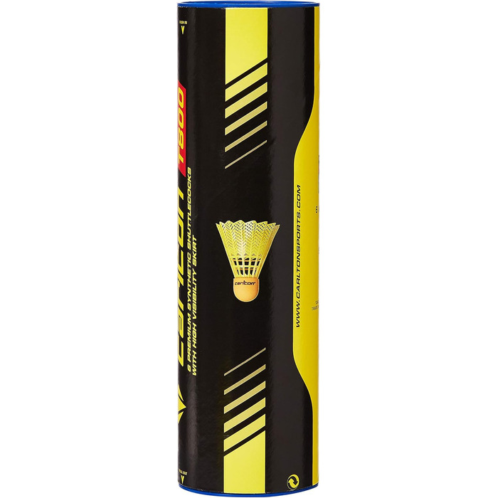 Carlton Shuttle Tournament T800 - Бадмінтонні волани для юніорів та клубних гравців (6 шт. в упаковці)