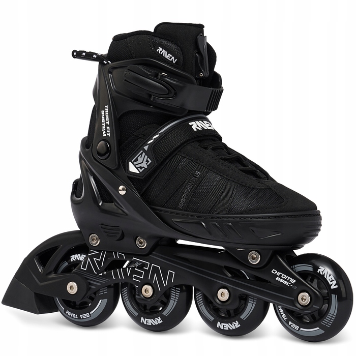 Регульовані ролики RAVEN Profession PLUS Black, 35-39, швидка шнурівка