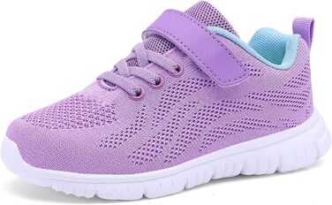 Дитячі кросівки для спорту та активного відпочинку: бігові, тенісні, фітнес - дихаючі, легкі, зала/outdoor (29 EU, фіолетовий)