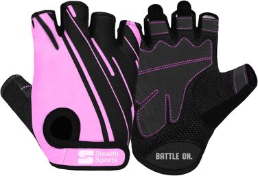 Рукавички спортивні Stealth Sports для фітнесу, важкої атлетики (унісекс) - дихаючі, з антиковзким покриттям, гелеві, для кросфіту, бодібілдингу, велоспорту, силових тренувань