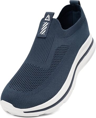 Чоловічі Slip-on кросівки з сітчастою тканиною: дихаючі, зручні для бігу та занять спортом. Легкі кросівки для вулиці та фітнесу, світло-зелені (блакитні), 40 EU