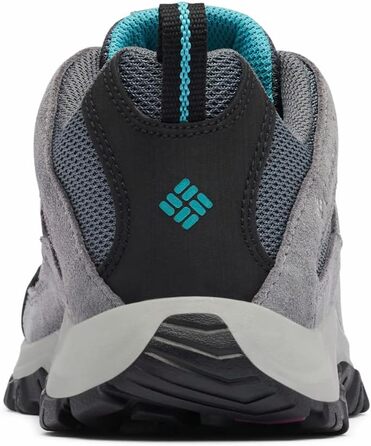 Жіночі трекінгові черевики Columbia Crestwood, сірі (Graphite x Pacific Rim), 38 EU