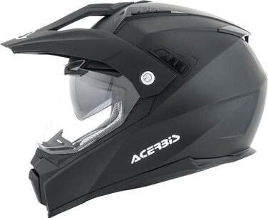 Мотошолом Acerbis Flip FS-606 для чоловіків, чорний, розмір L, кросовий, для бездоріжжя