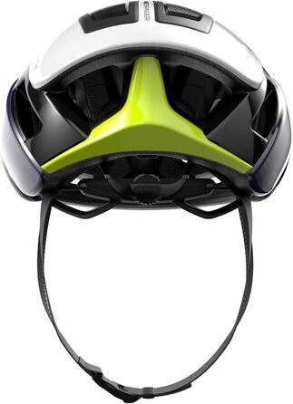 Велошолом ABUS Gamechanger 2.0 для шосейного велоспорту, аеродинамічний, розмір S (51-55 см), синьо-білий, Movistar Team 2024