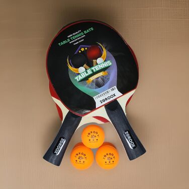 Набір тенісних кульок ZOROOX 3 зірки, 40+ | 9, 18, 36 або 72 кульки в упаковці | Якісні тренувальні кульки ABS для гри в приміщенні та на вулиці, змагання та розваги (Оранжеві)