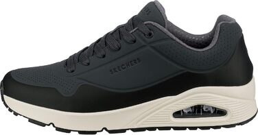 Чоловічі кросівки Skechers UNO Timeline - сірий/чорний, 45 EU, Durabuck