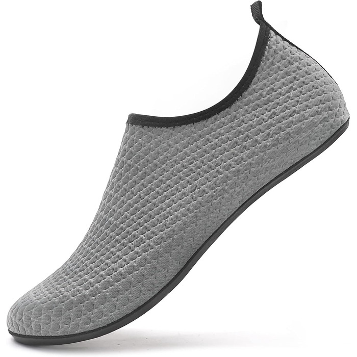 Чоловічі та жіночі аквашузи для плавання та відпочинку на пляжі LueDka, швидко сохнуть, неслизькі, розмір 34-48, сірий