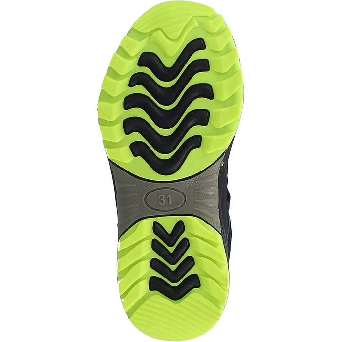 Дитячі кросівки TOM TAILOR 4271102 для ходьби, 35 EU, темно-синій/лайм