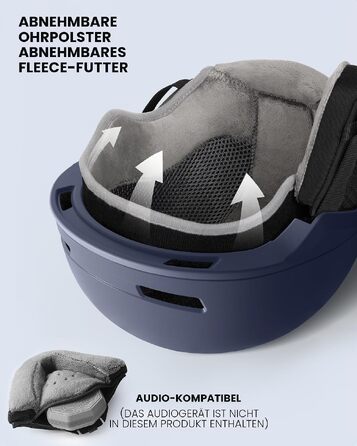 Шолом для сноуборду та лиж OutdoorMater MIP унісекс, вентиляційний закритий шолом з полікарбонату та EPS, синій, розмір S