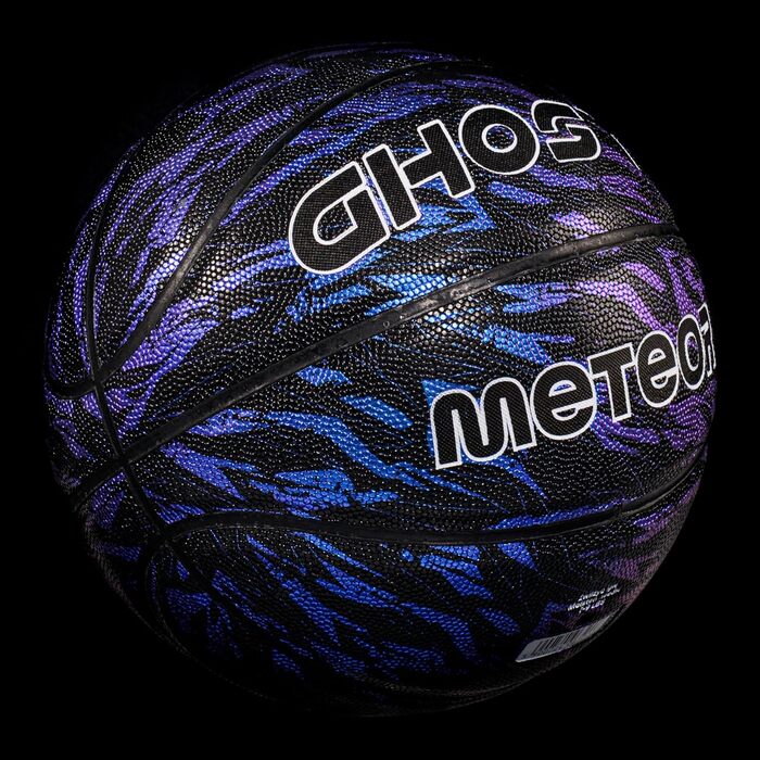 Світний баскетбольний м'яч Meteor №7, флуоресцентний, для тренувань, м'який, світиться у темряві, ідеально підходить для дітей та підлітків