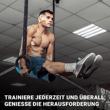 Гімнастичні кільця Turnringe ABS для тренувань, нековзкі, з ременями, для дому та спортзалу, для підтягувань і кросфіту, для вулиці та приміщення