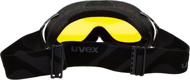 Лижна маска Uvex Comanche Optic унісекс, чорна, універсальний розмір