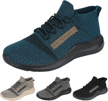 Чоловічі зимові черевики, робочі черевики, спортивні черевики, черевики для трейлраннінгу, водонепроникні, захисні черевики (сірий, 43 EU)